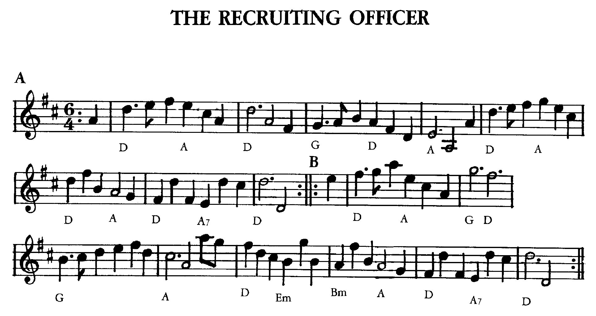 Recruiting Officer, The (music)